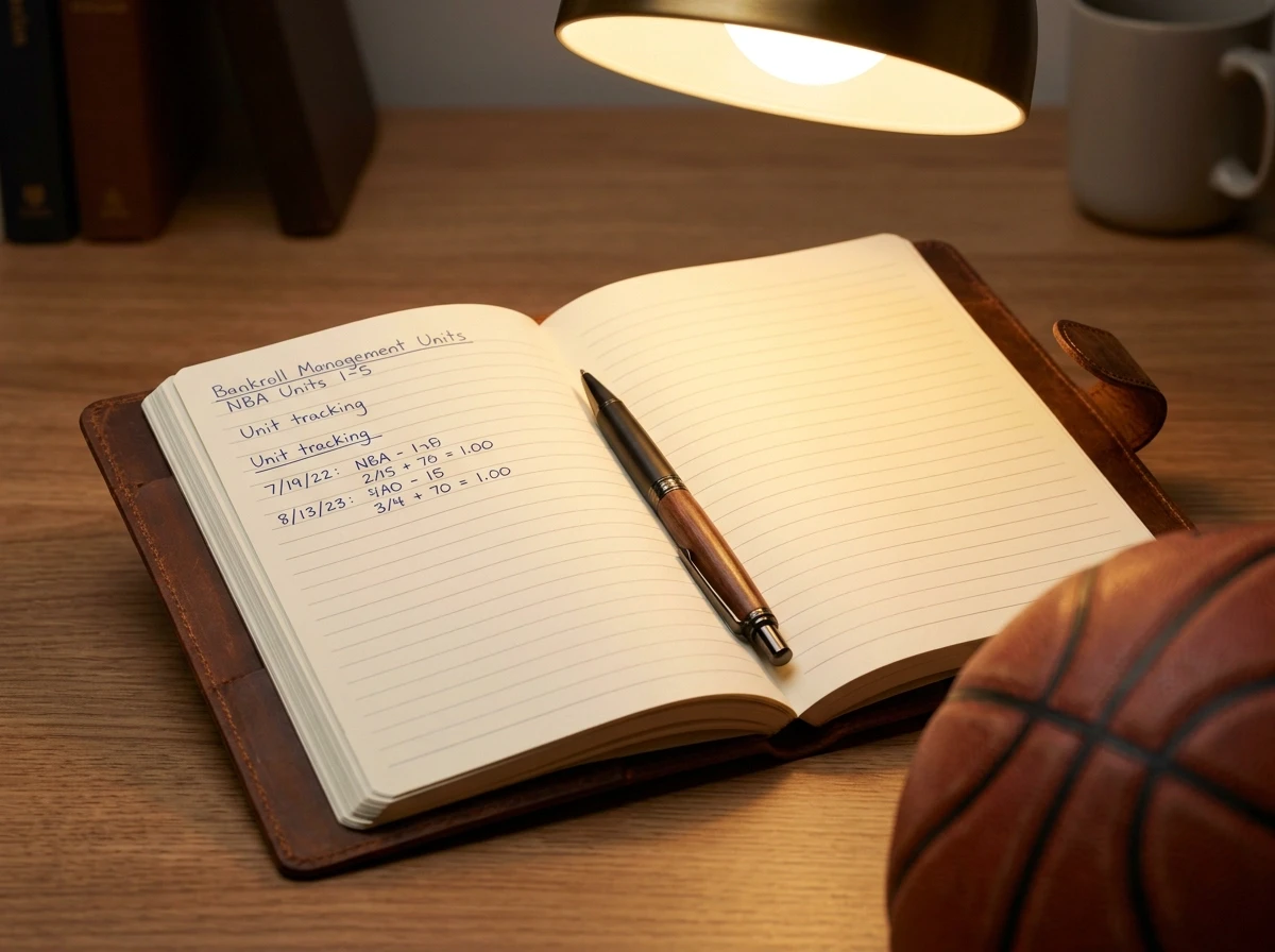 NBA bankroll management with unit betting system and stake sizing