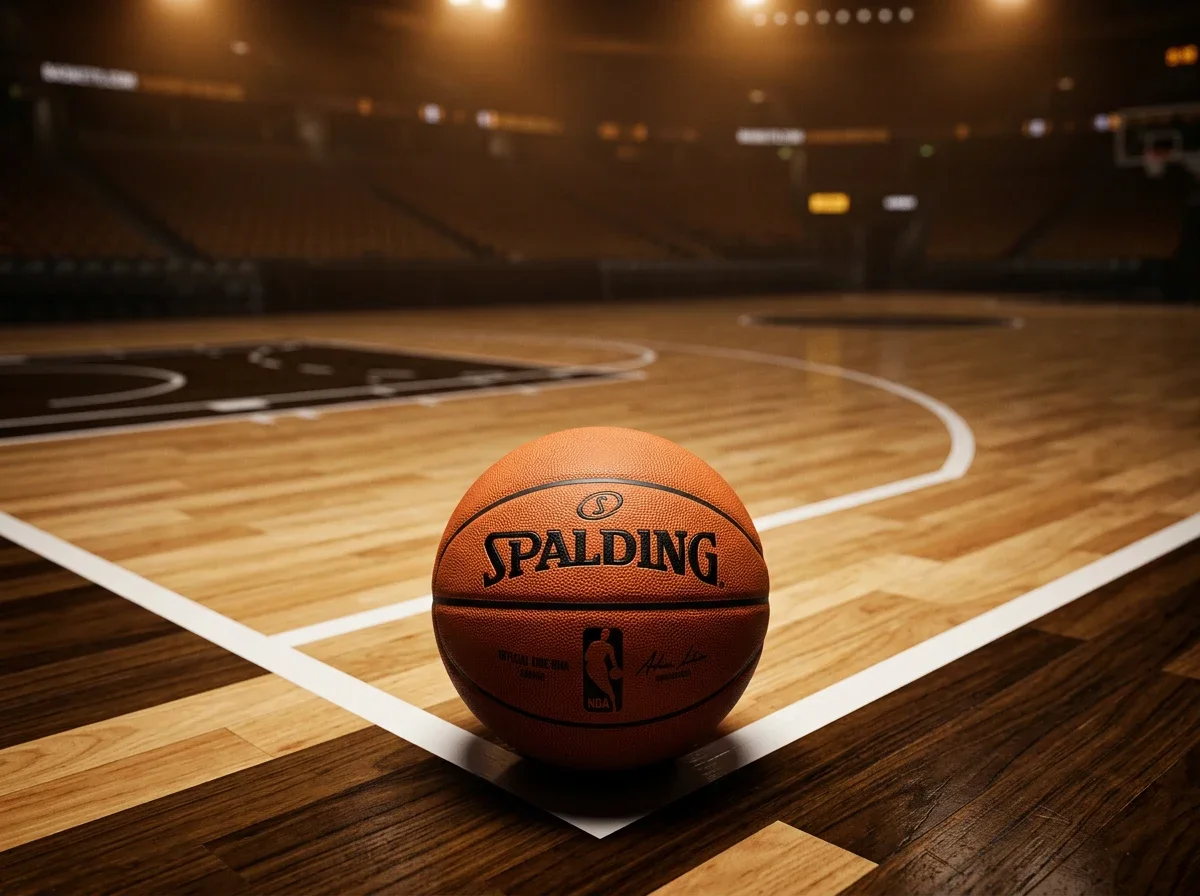 NBA spread betting guide showing basketball court with point spread numbers